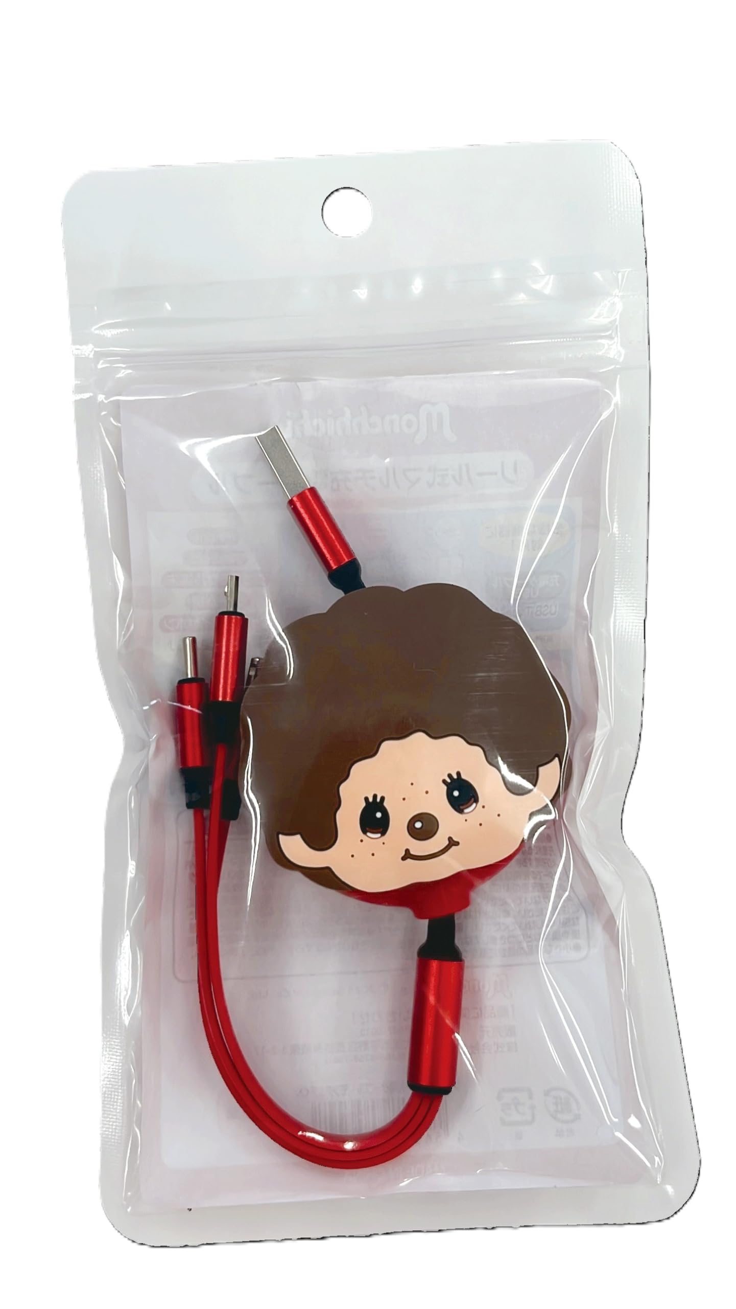 Amazon.co.jp: モンチッチリール式マルチ充電ケーブル・モンチッチくん